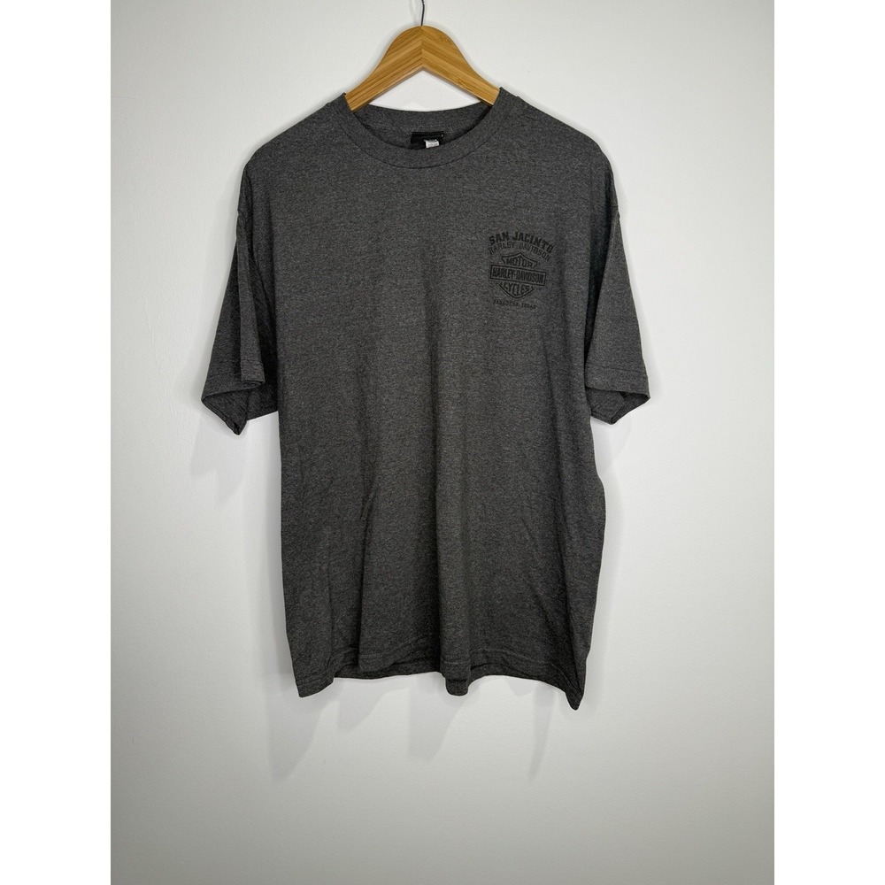 Harley-Davidson Men's Pasadena Texas Gray Short Sleeve Graphic T-shirt Size XL - Picture 2 of 15